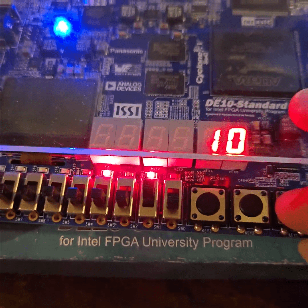 FPGA Basic Calculator (DE10-Standard) cover